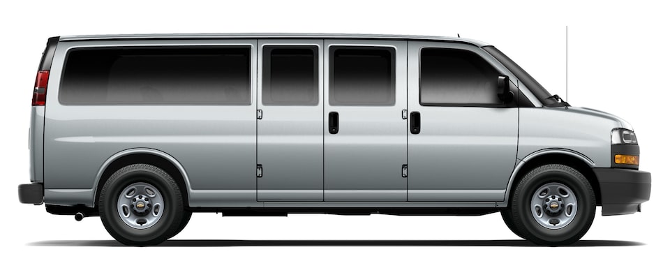 Chevrolet Express 2019, camioneta van, con gran espacio interior y amplia capacidad de carga que te permite adaptarla para cualquier tipo de trabajo